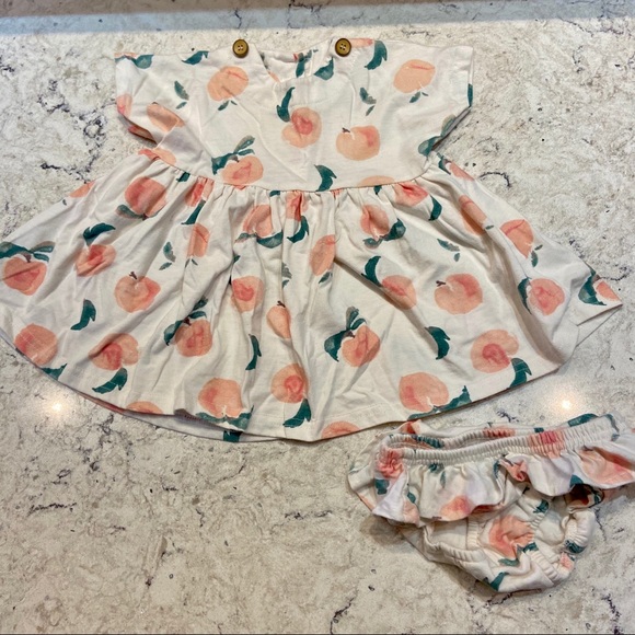 jessica simpson peach dress baby